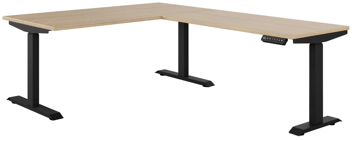 small l shape height adjustable desk 17