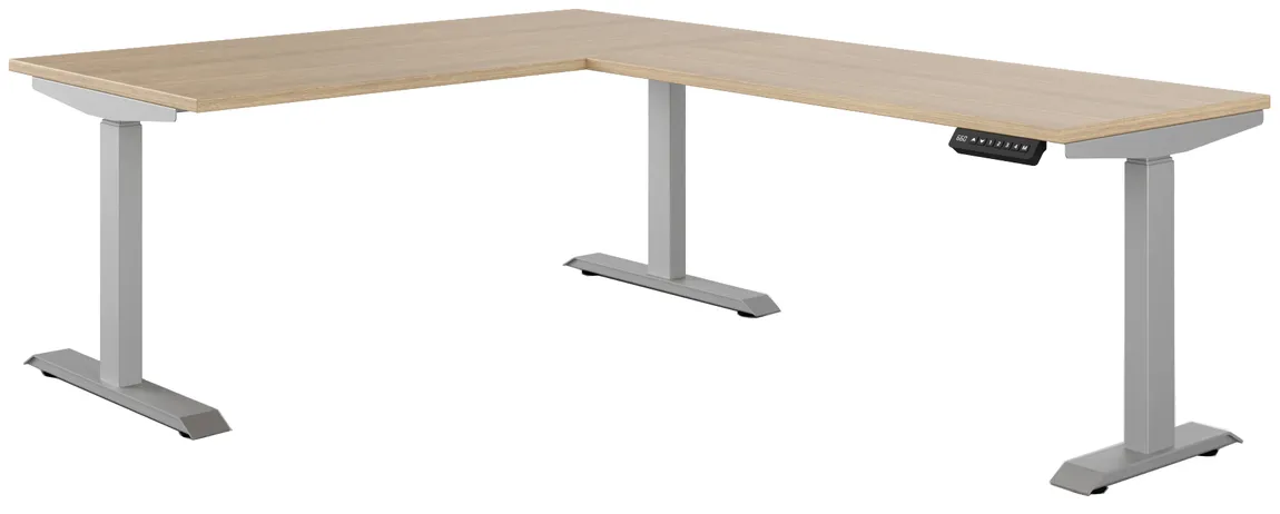 small l shape height adjustable desk 14
