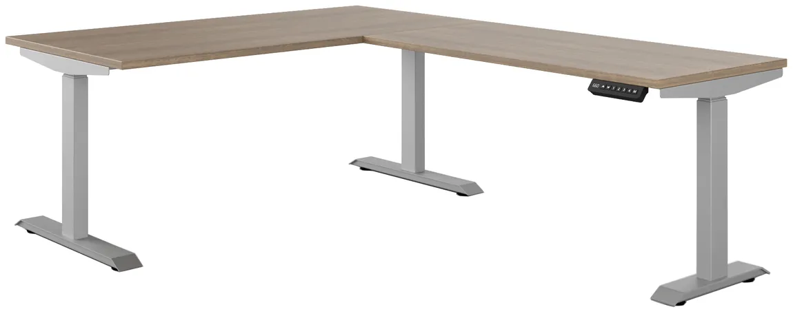 small l shape height adjustable desk 15