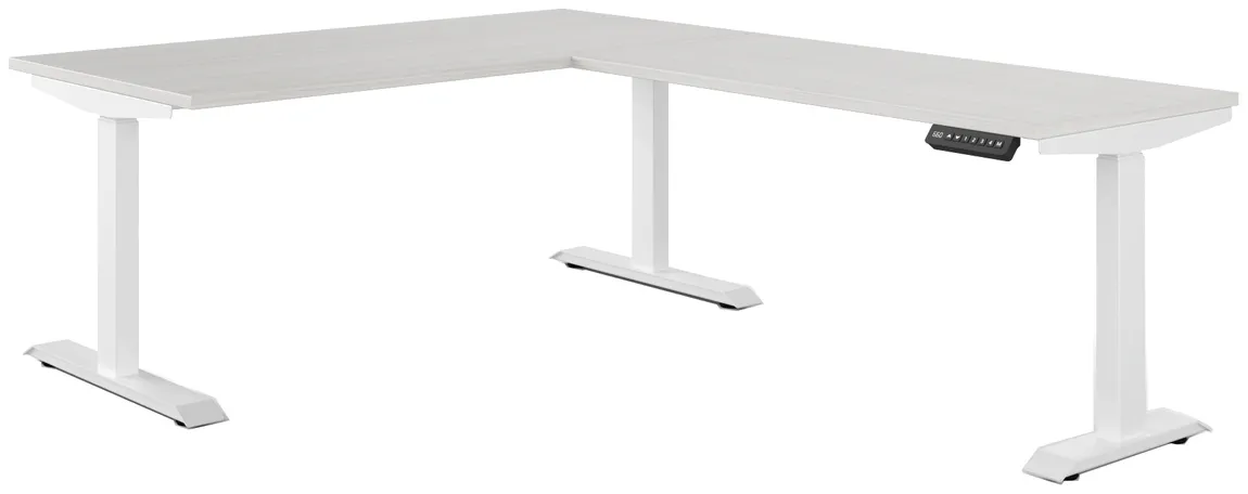 small l shape height adjustable desk 16