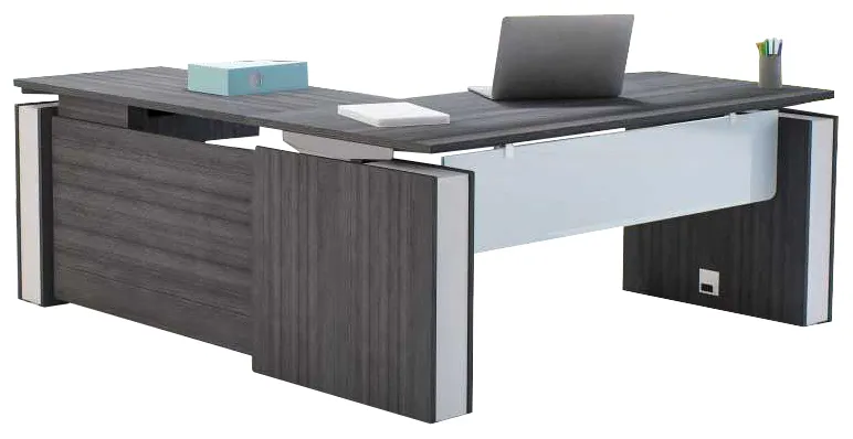 Corp Design Height Adjustable L Shaped Desk at Madison Liquidators