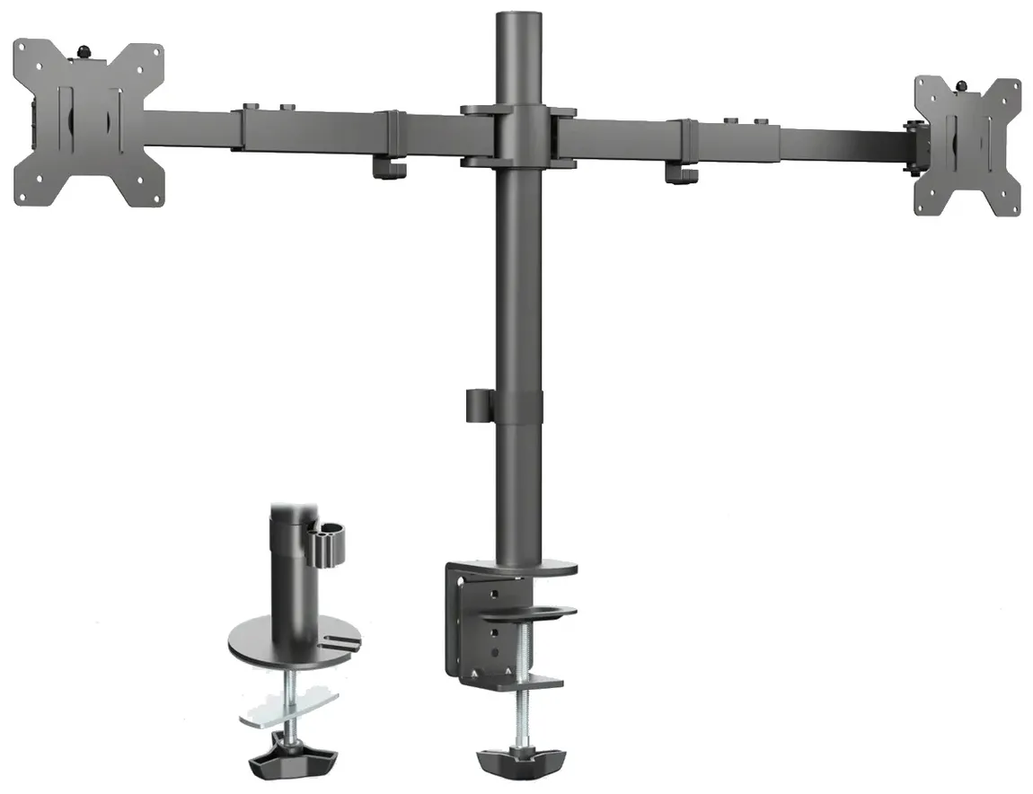 Telescoping Dual Monitor Arm