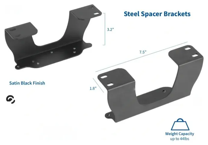 HAT Brackets for Standing Desk Keyboard Tray