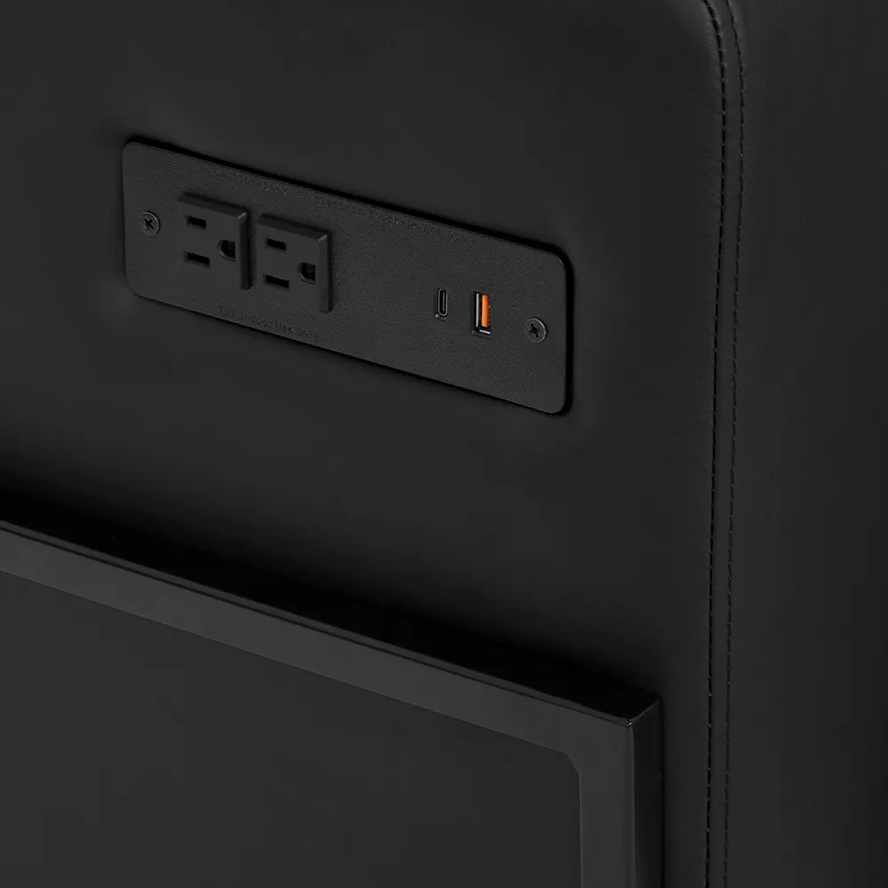 Office Club Chair with Power