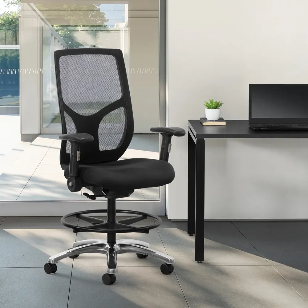 Mesh Back Drafting Chair
