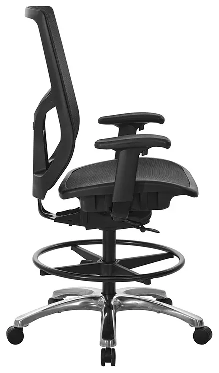 Mesh Back Drafting Chair