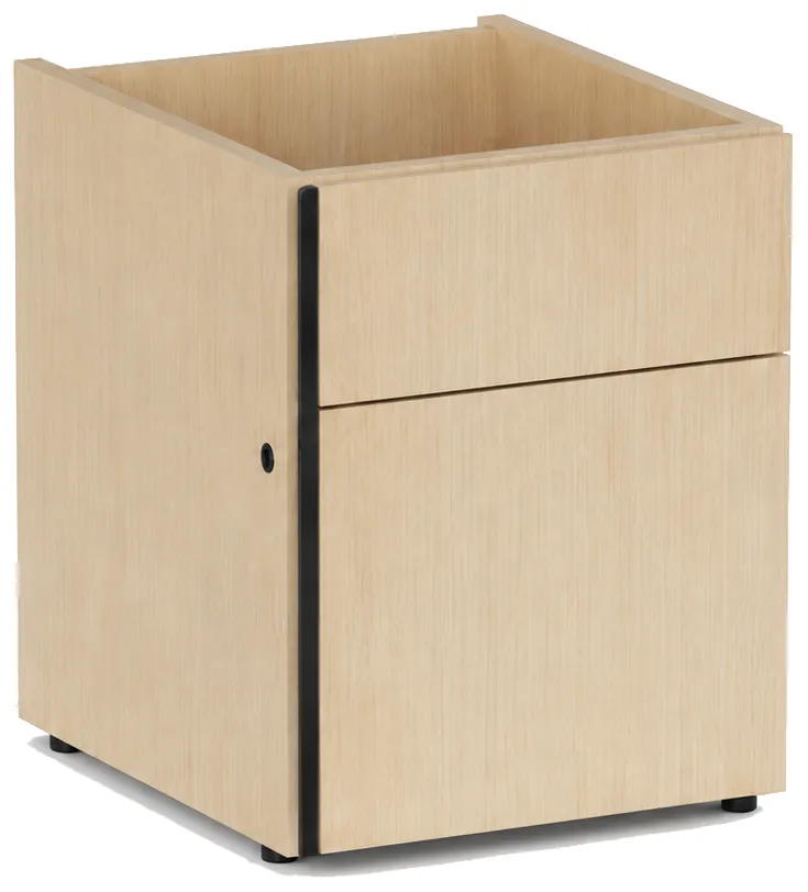 2 Drawer Hanging Pedestal for Groupe Lacasse Desks