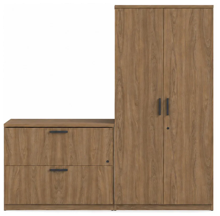 Lateral File and Storage Cabinet Set