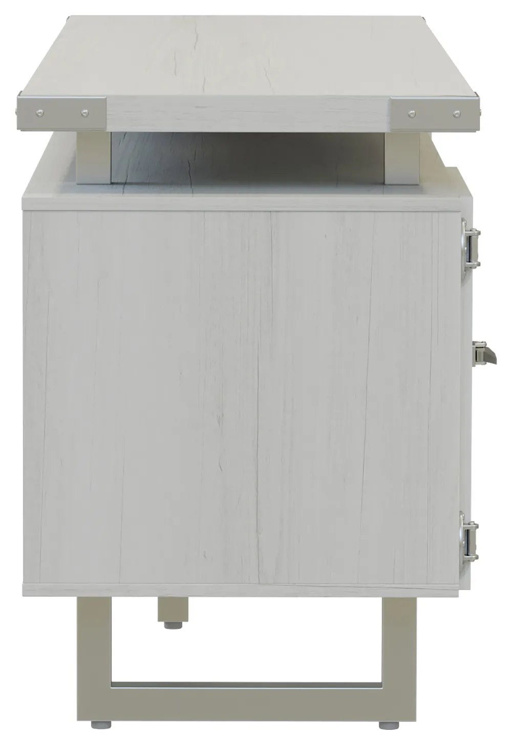 Storage Credenza with Glass Doors