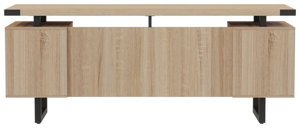 Credenza Desk with Drawers