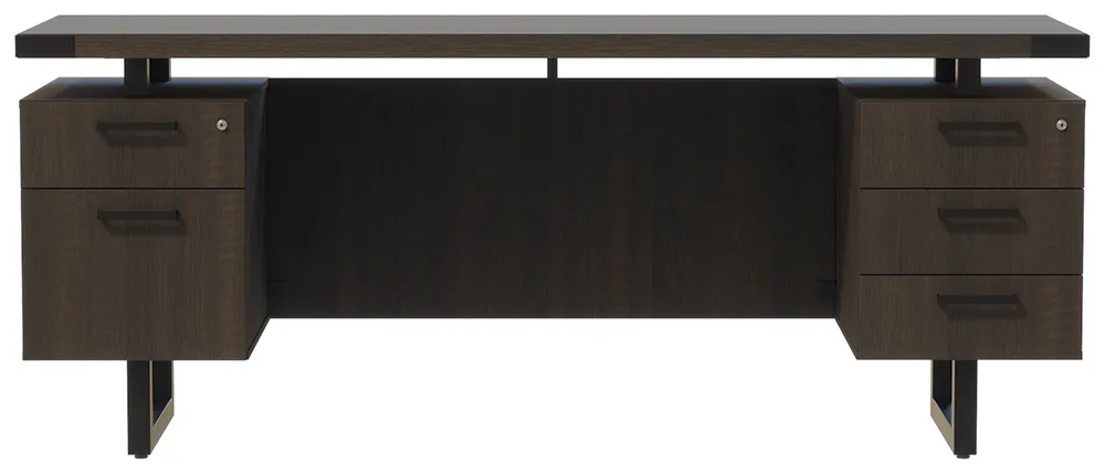 Credenza Desk with Drawers