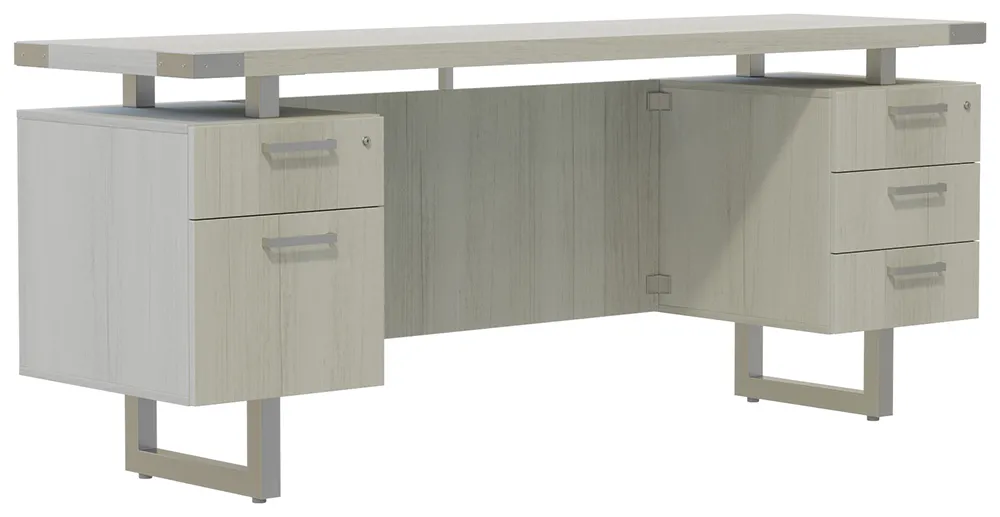 Credenza Desk with Drawers