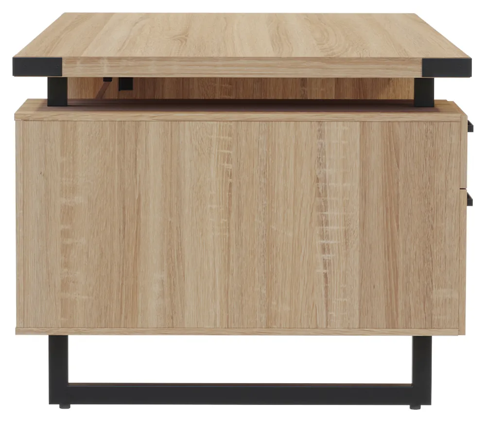 Double Pedestal Desk with Drawers
