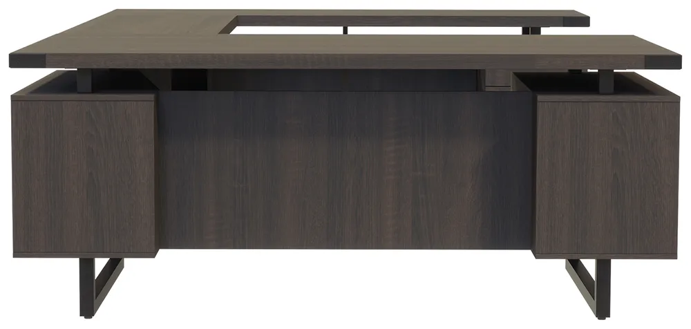 U Shaped Desk with Drawers