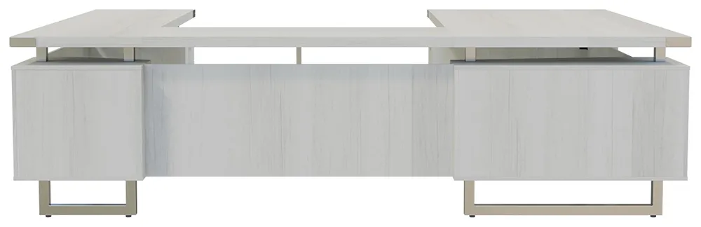 U Shaped Desk with Drawers