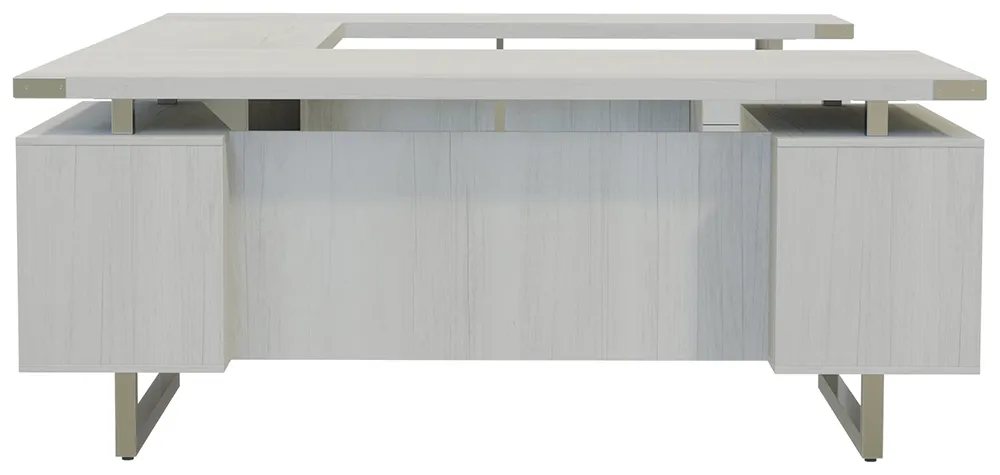 U Shaped Desk with Drawers