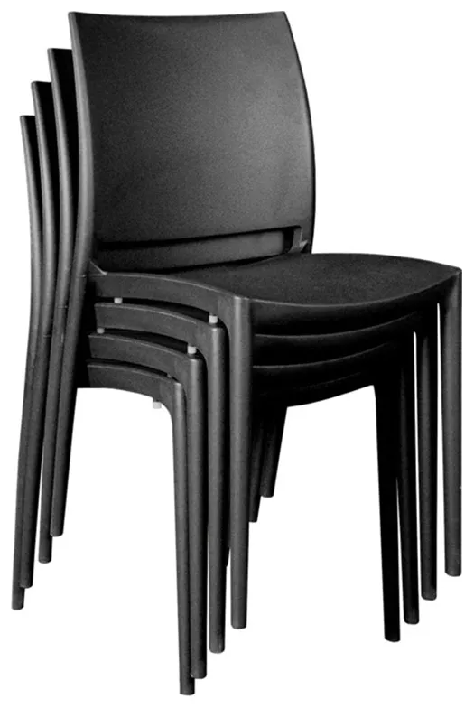 Stacking Chairs - 4 Pack