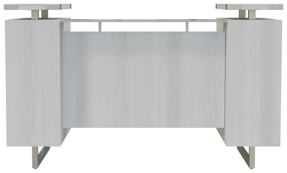 Modern Reception Desk with Drawers