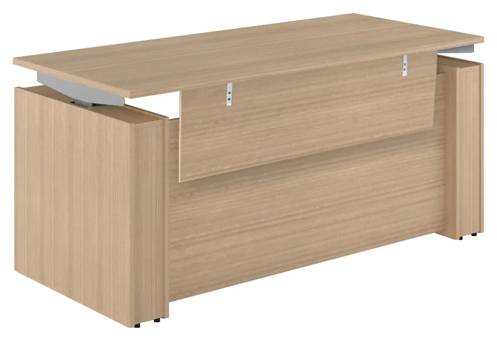 Sit Stand Desk with Modesty Panel