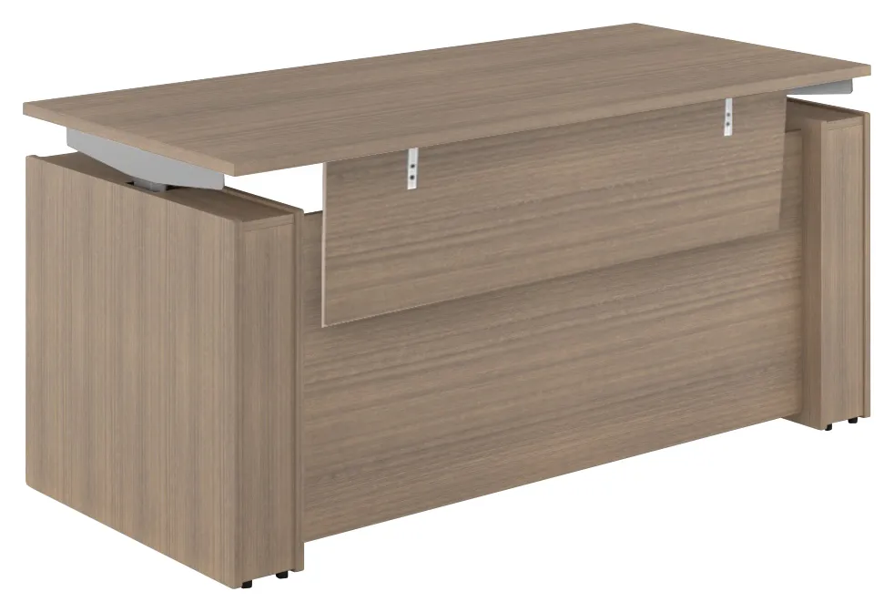 Sit Stand Desk with Modesty Panel