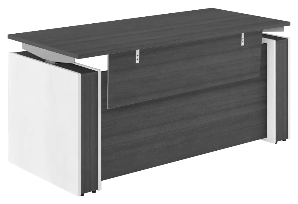 Sit Stand Desk with Modesty Panel