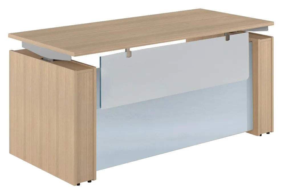 Sit Stand Desk with Modesty Panel