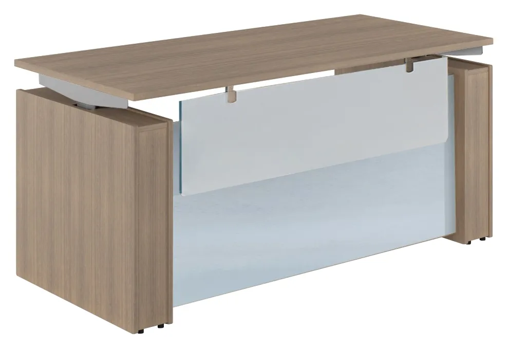 Sit Stand Desk with Modesty Panel