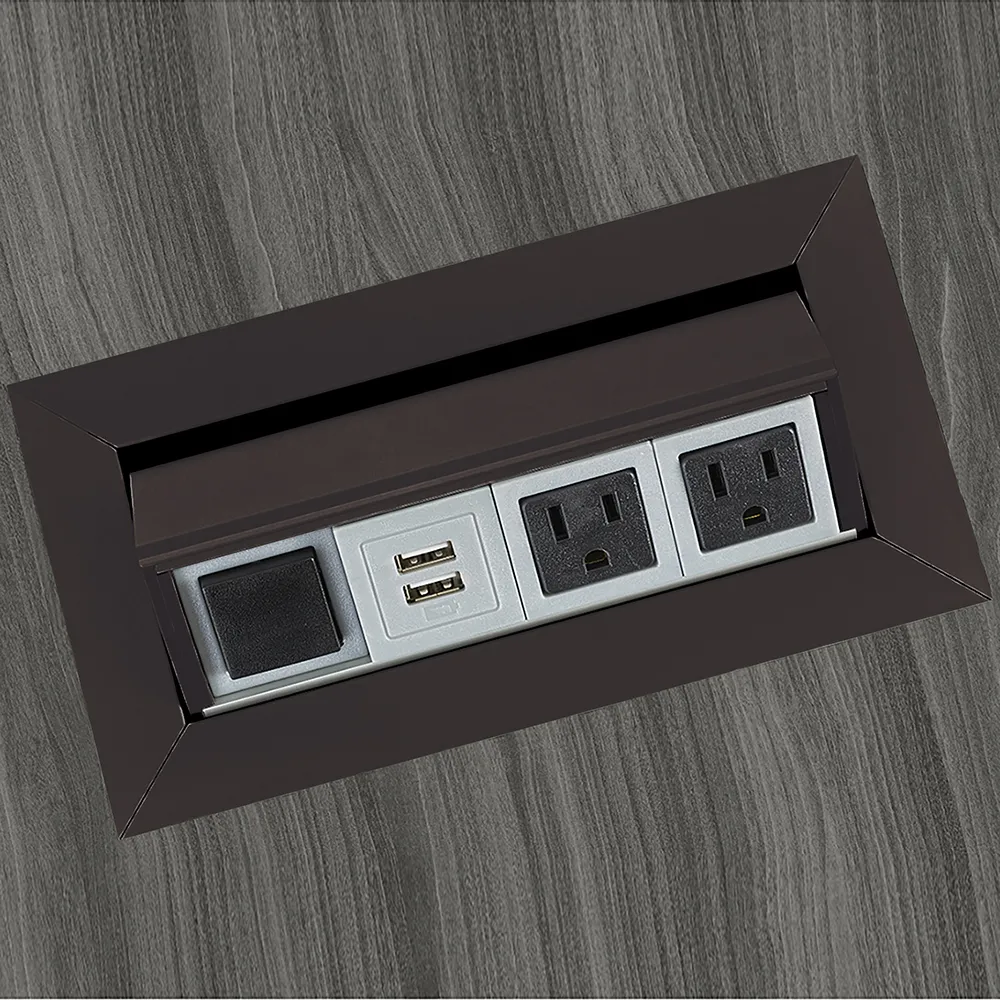 Grommet Power Outlet for Safco Conference Tables