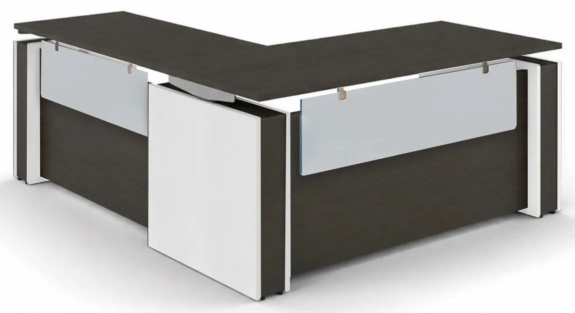 Adjustable Height L Shaped Desk