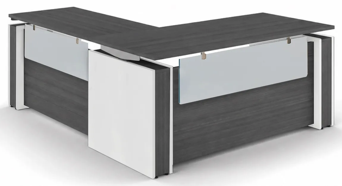 Adjustable Height L Shaped Desk