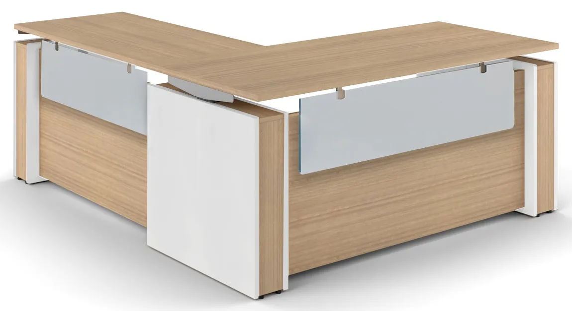Adjustable Height L Shaped Desk