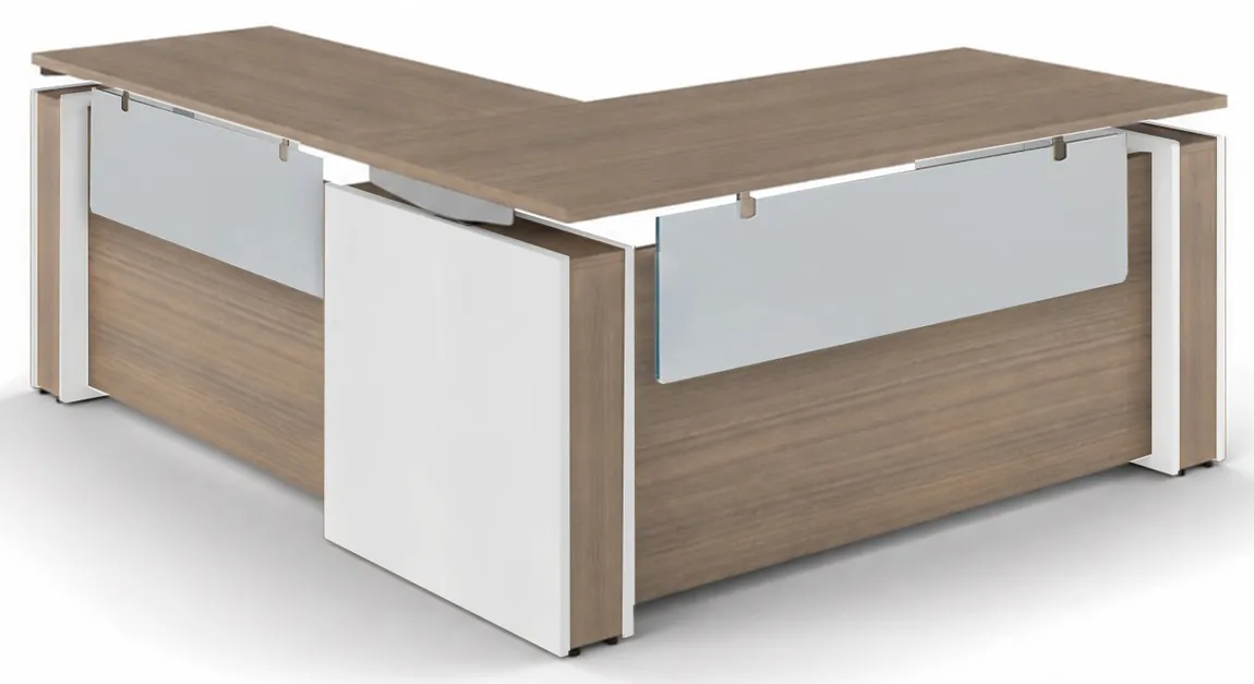 Adjustable Height L Shaped Desk