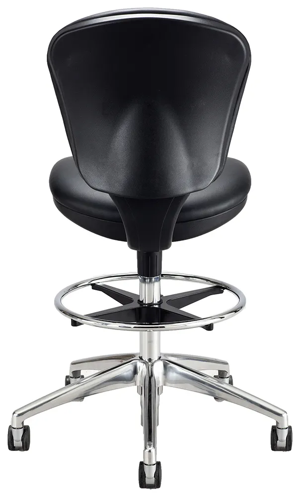 Armless Vinyl Drafting Chair