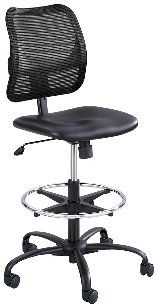 Armless Mesh Back Drafting Chair