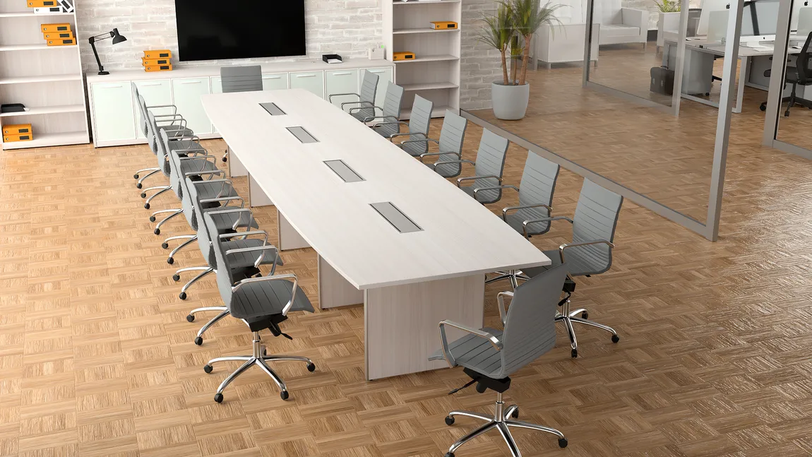 Boat Shaped Conference Table