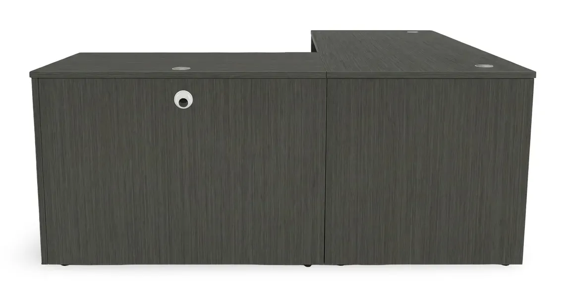 L Shaped Desk with Drawers