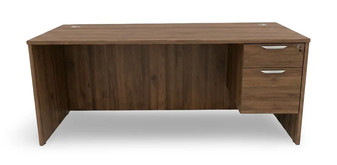Rectangular Desk with Drawers