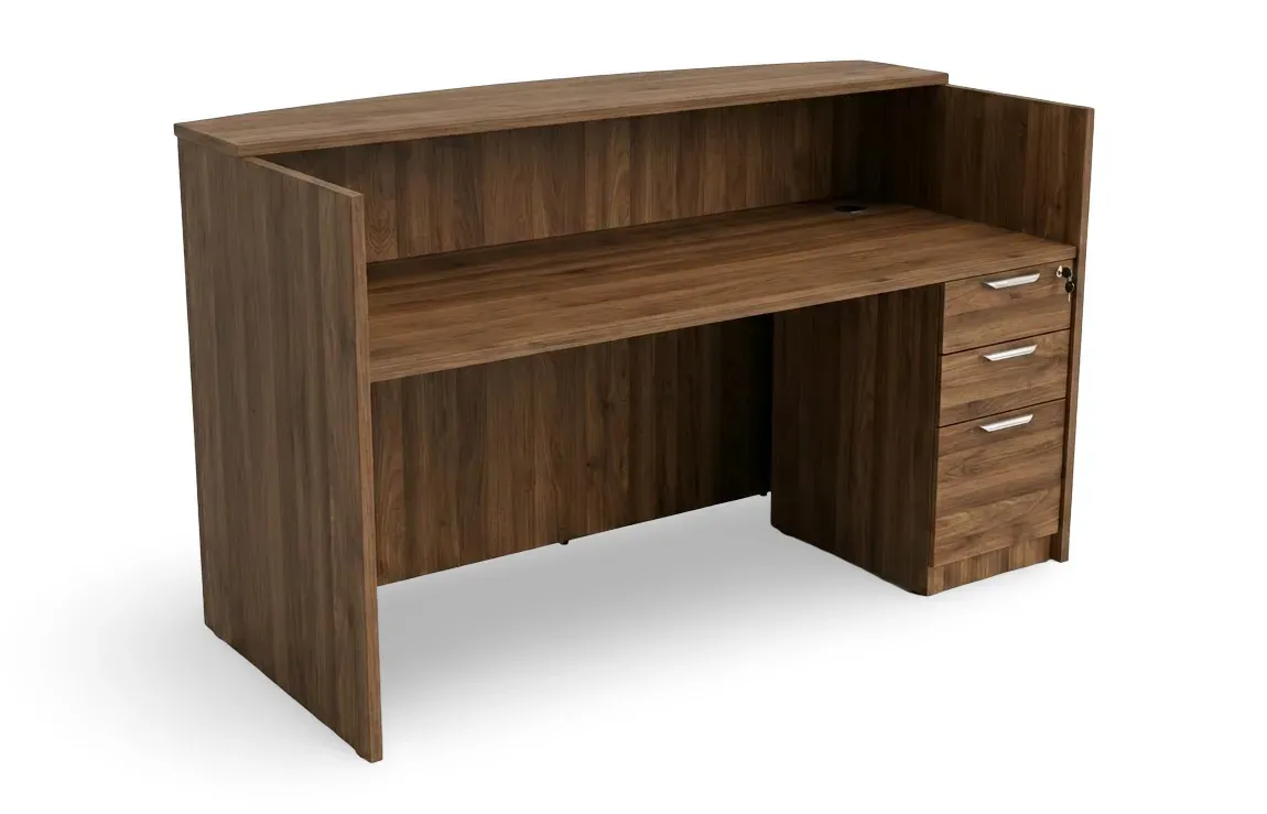 Front Reception Desk with Drawers