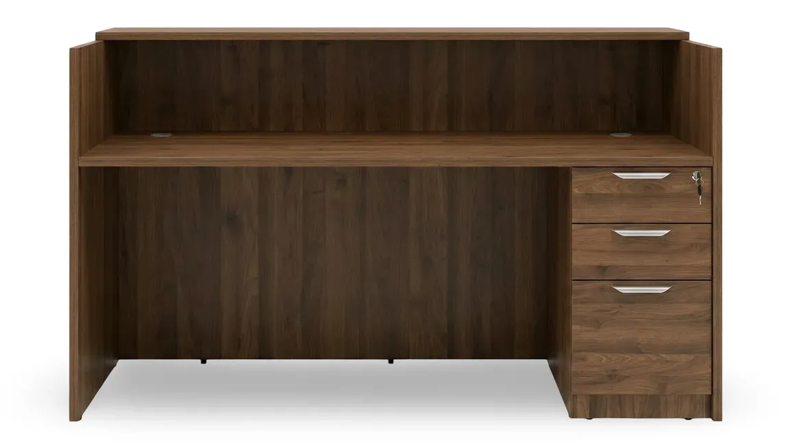 Front Reception Desk with Drawers