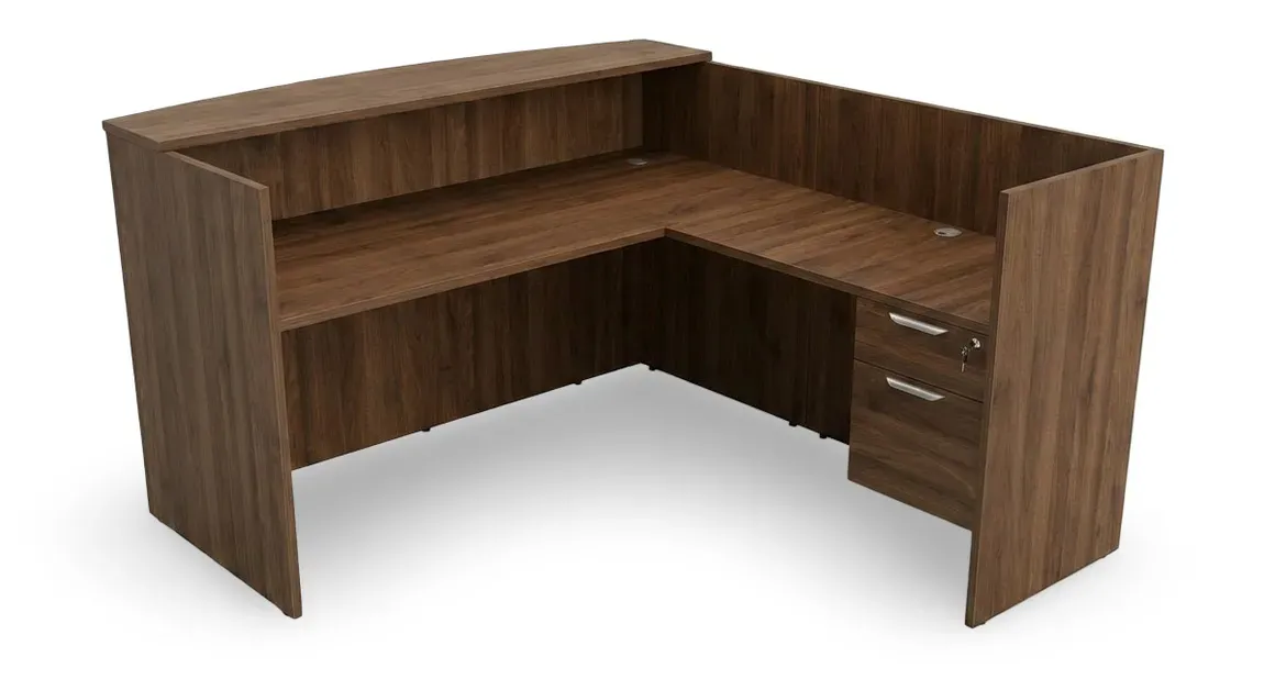 L Shaped Reception Desk