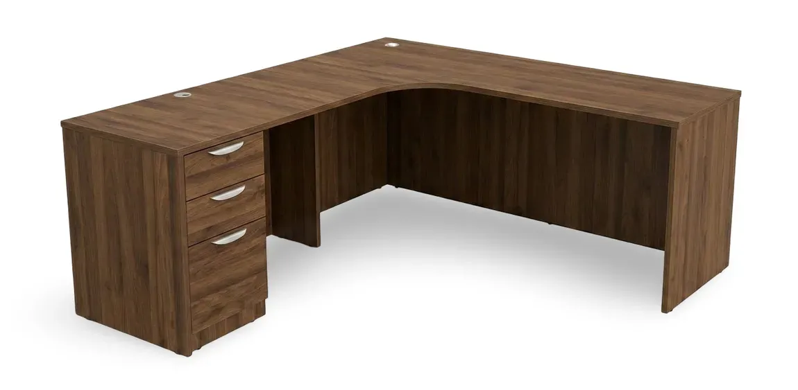 L Shaped Credenza Desk