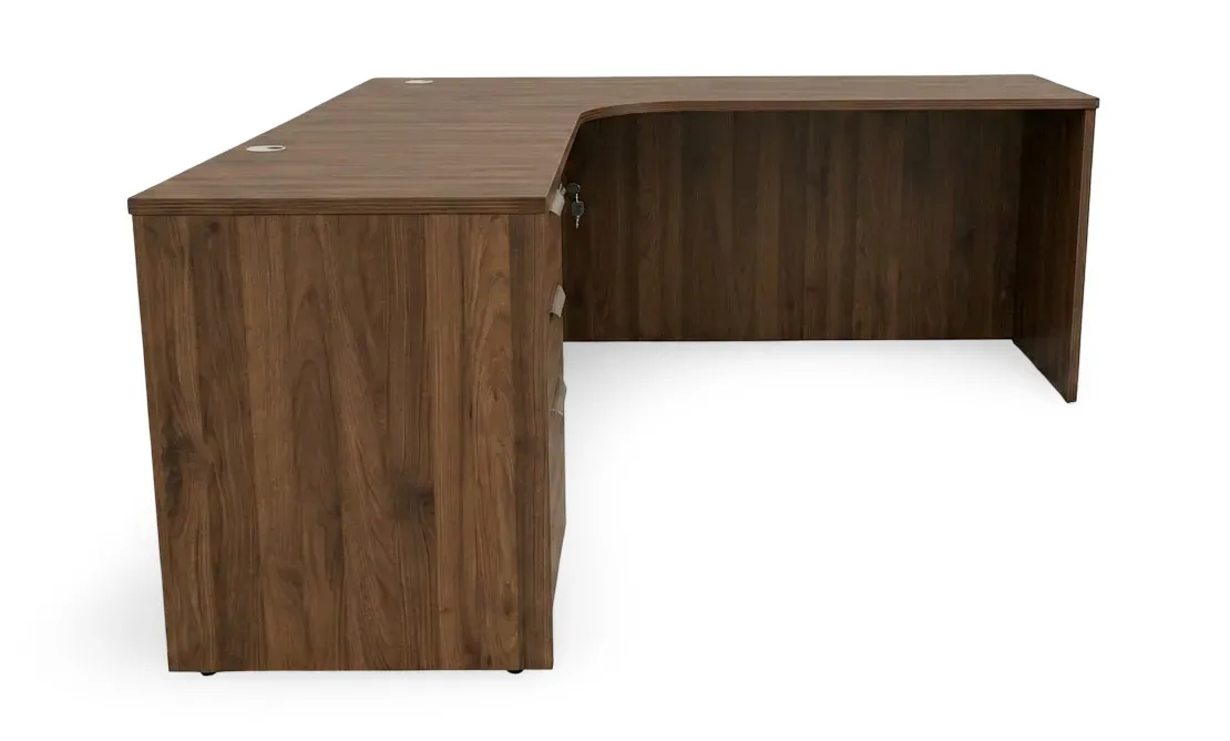 L Shaped Credenza Desk