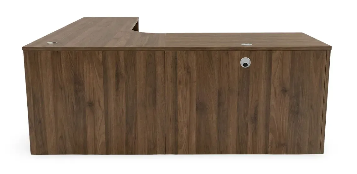 L Shaped Credenza Desk