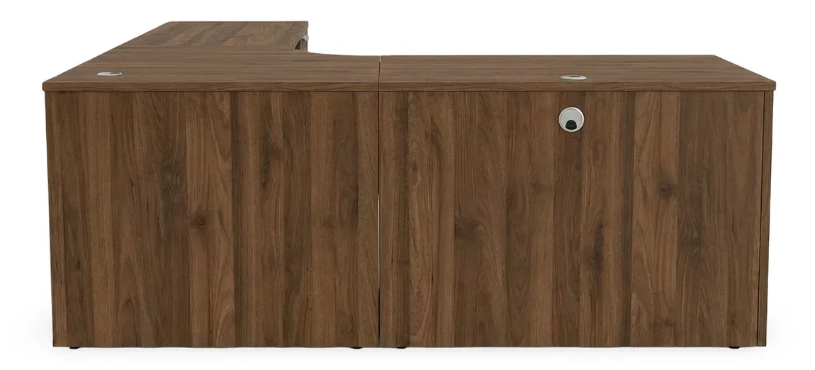 L-Shaped Credenza Desk