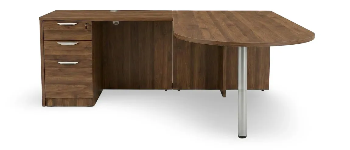 L-Shaped Peninsula Desk