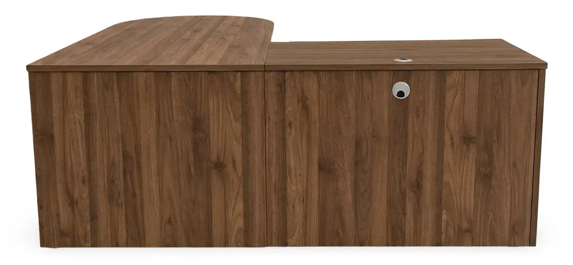 L-Shaped Peninsula Desk