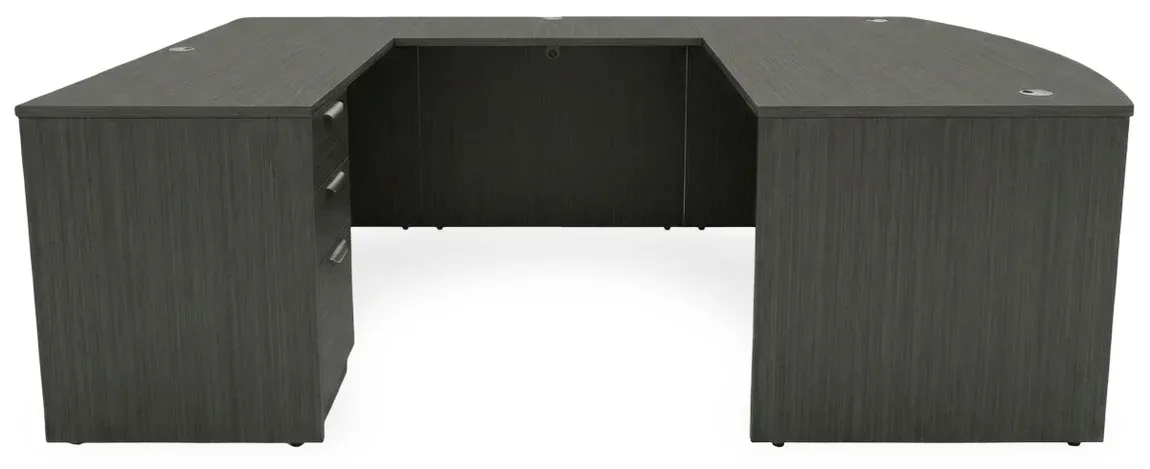 Bow Front U Shape Desk