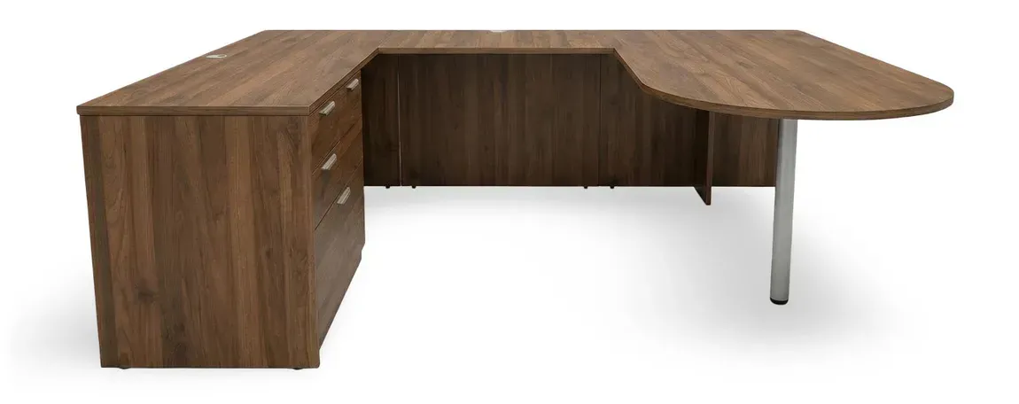 U Shaped Peninsula Desk