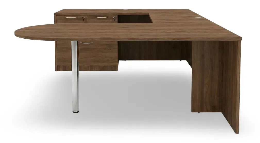 U Shaped Peninsula Desk