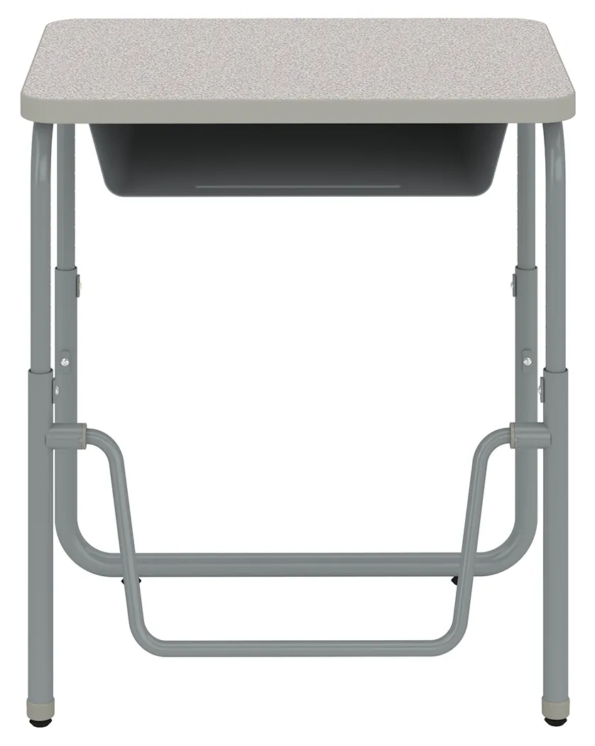 Height Adjustable School Desk with Footrest